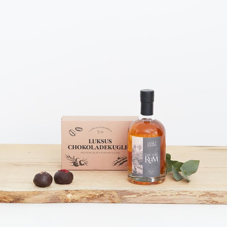 Rome and Flora and Evergreen Luxury chocolate balls