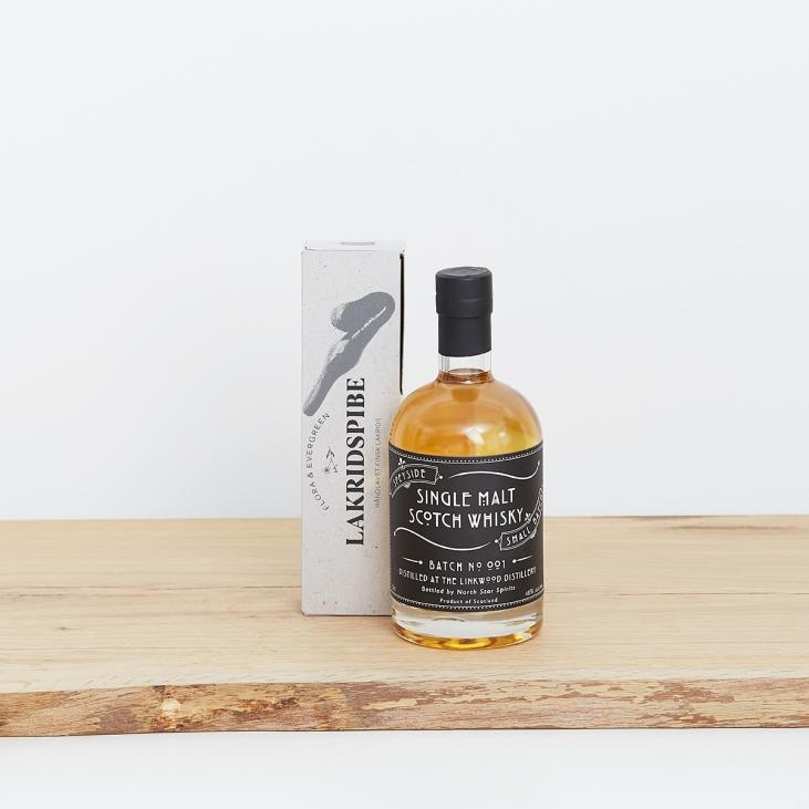 Linkwood whiskey with licorice pipe