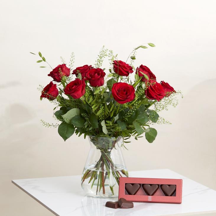 The one for love with marzipan hearts
