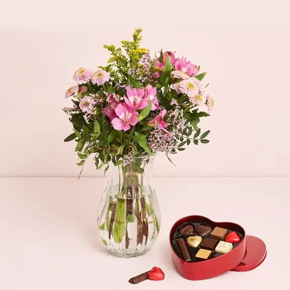 The nice one for mom with a heart of chocolate