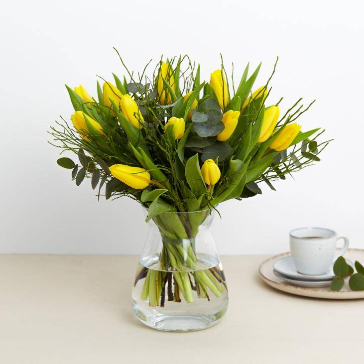 The yellow tulips(between)
