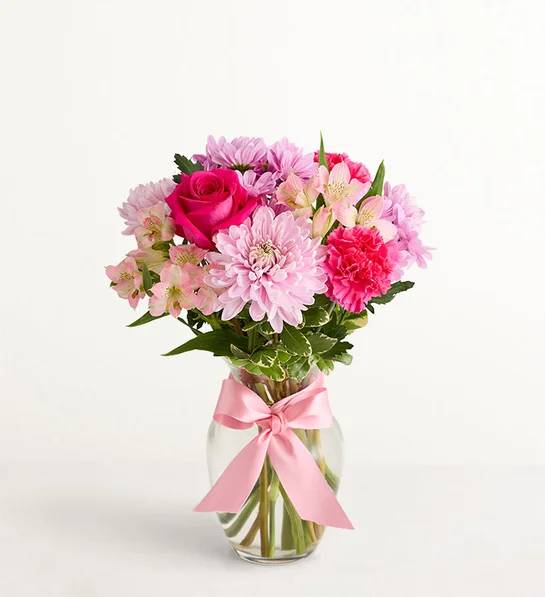 Mother's Embrace in Clear Vase (Small)
