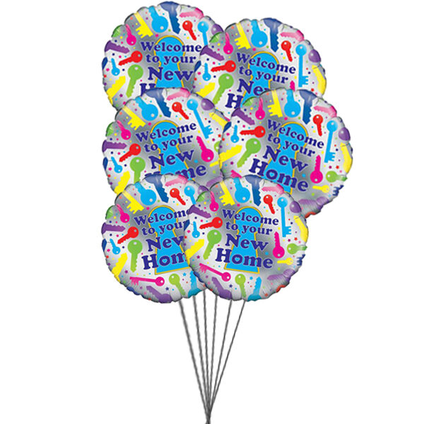 Happy home (6 Mylar Balloons)