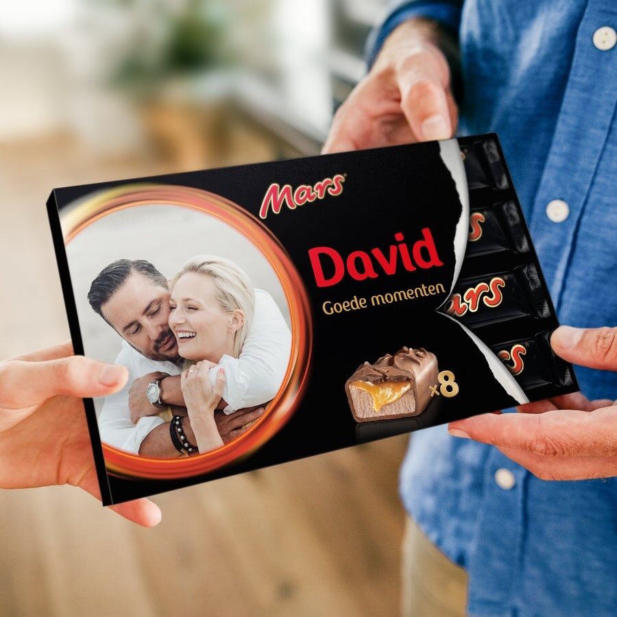 Personalized Mars Bars Gift Box