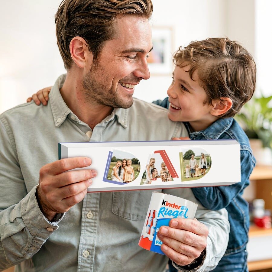 Personalised XXL kinder bar