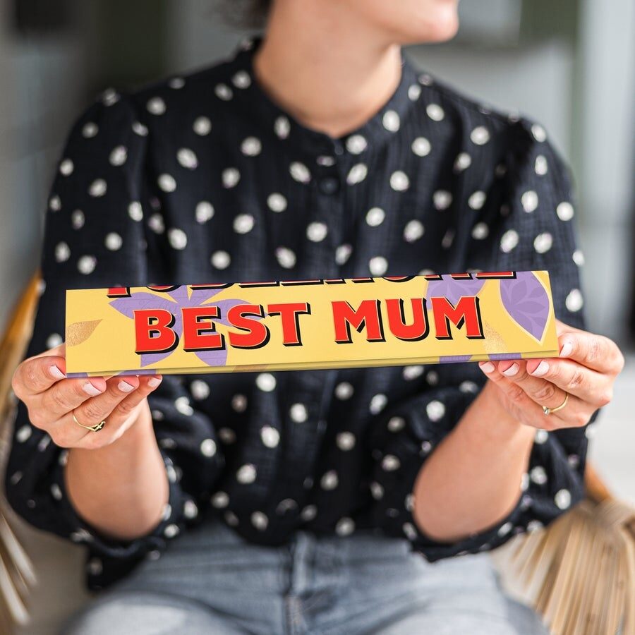 Personalised Toblerone Chocolate Bar - Mother's Day (M - 200 grams)