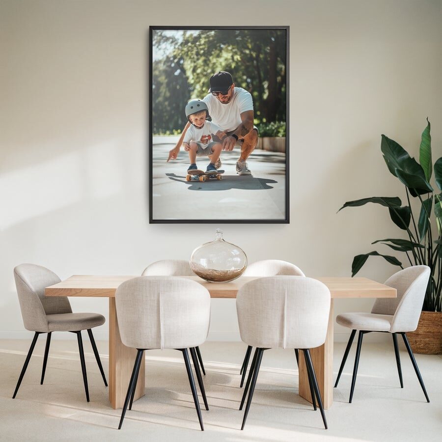 Personalised photo print with frame (40 x 50 cm)