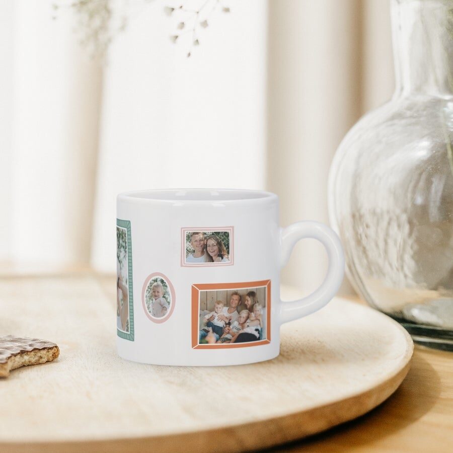Printed espresso mug