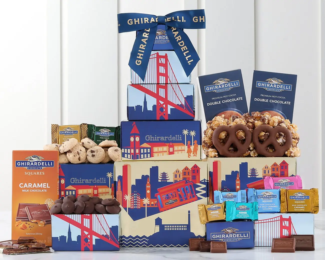 Deluxe Ghirardelli® Chocolate Tower