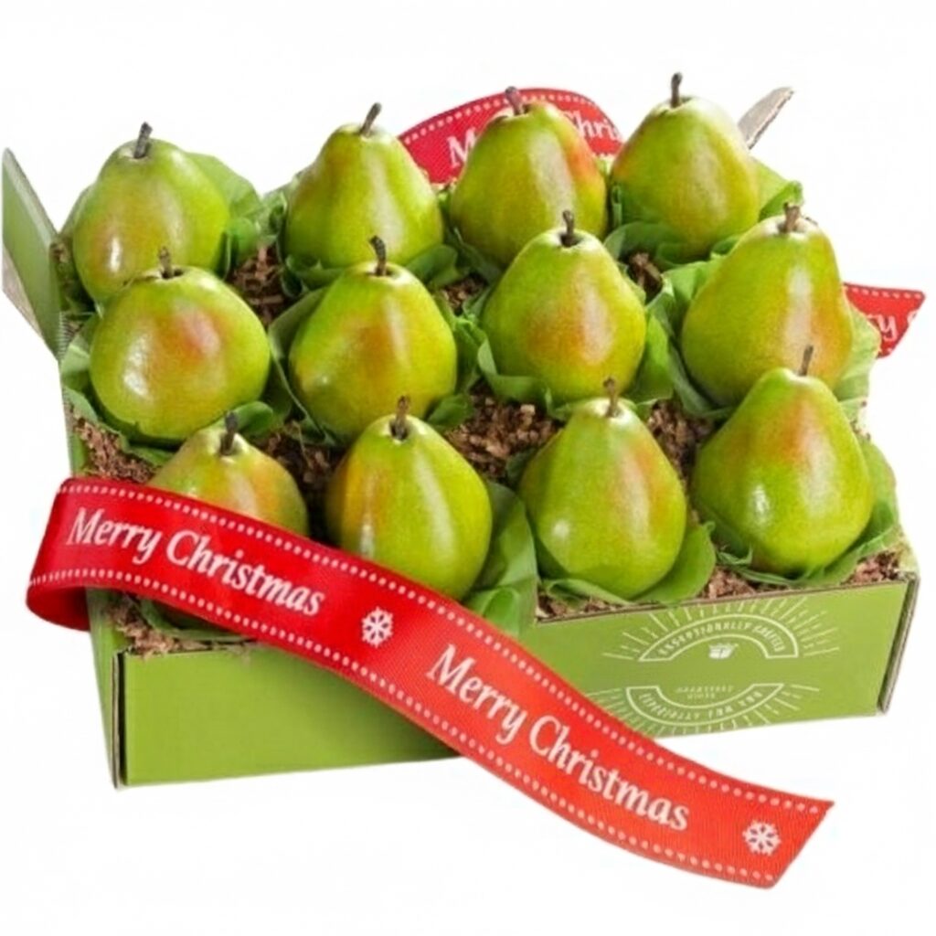 Merry Christmas Comice Pears Ultimate Fruit Gift Box
