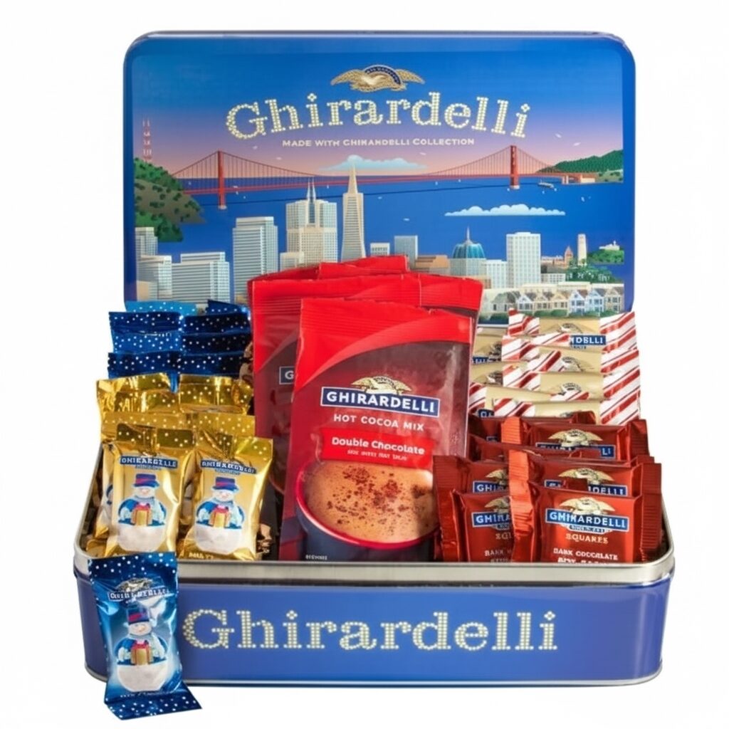 Ghirardelli Holiday Treats Collection Gift Tin