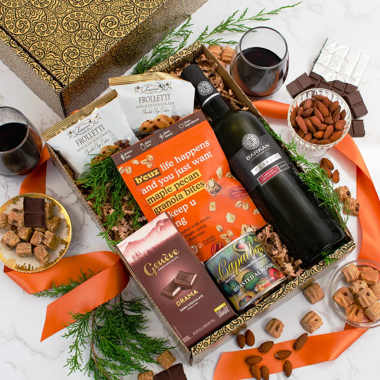 Cab Sauv & Gourmet Gift Box