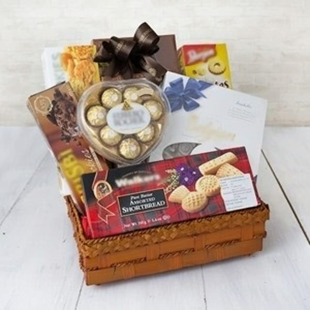Cookie and Chocolate Gift Basket to Indonesia