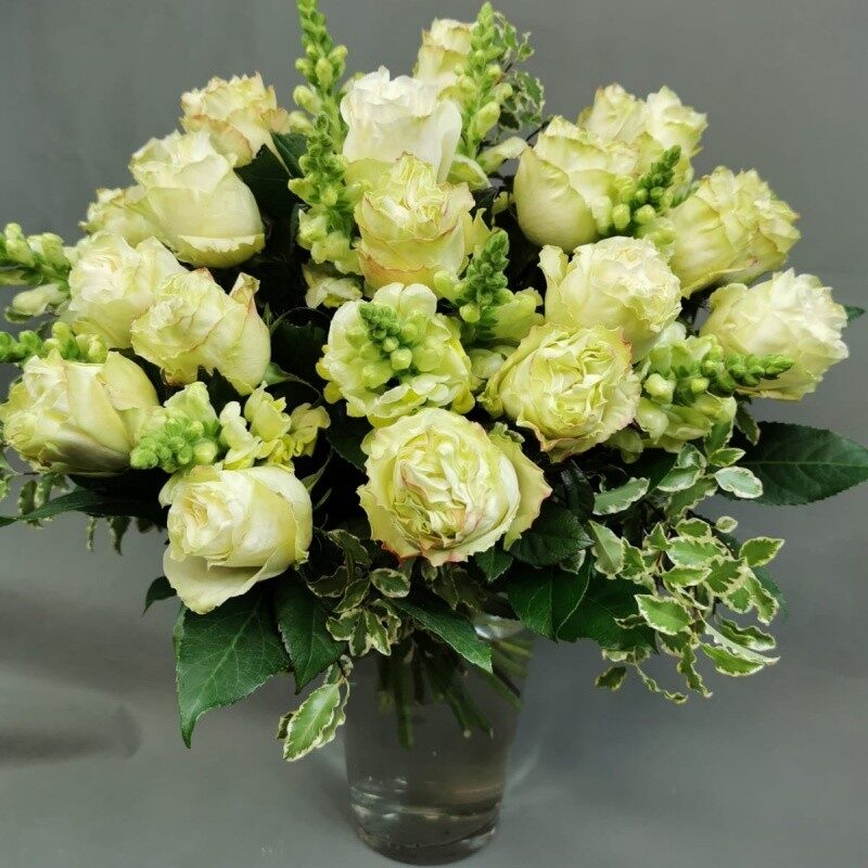 Pink flower basket (Compact)