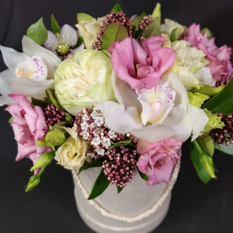 Flower box with orchid (Standard)
