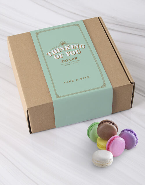 Personalised On My Mind Macaroon Box (12)