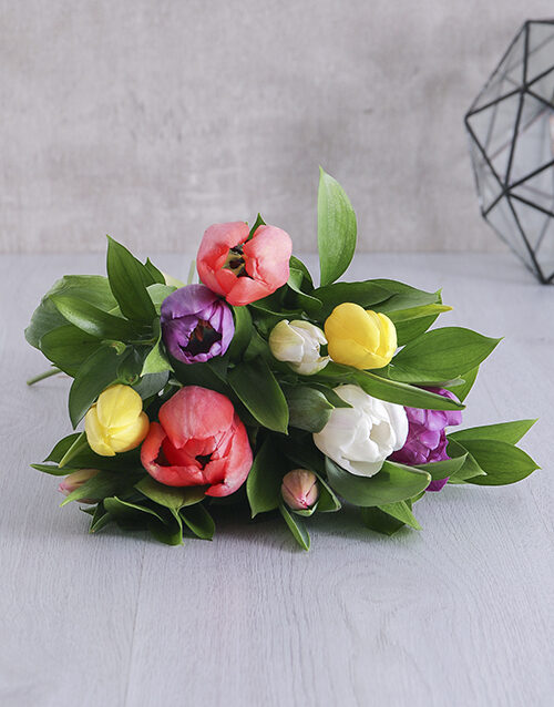 Mixed Tulip Bouquet (10 Tulips)