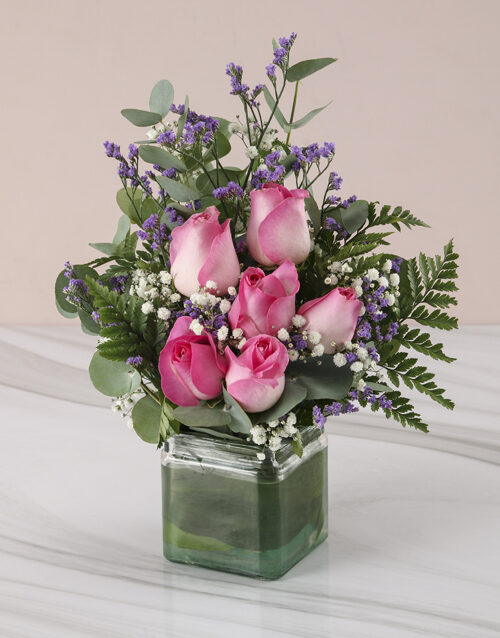 Ravishing Pink Rose Arrangement