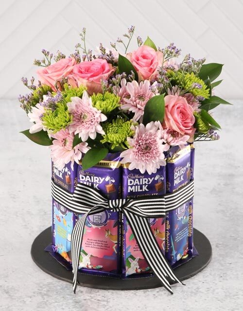 Choc Full Of Flowers