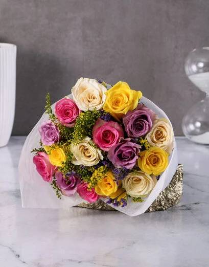 Pastel Affair Rose Bouquet