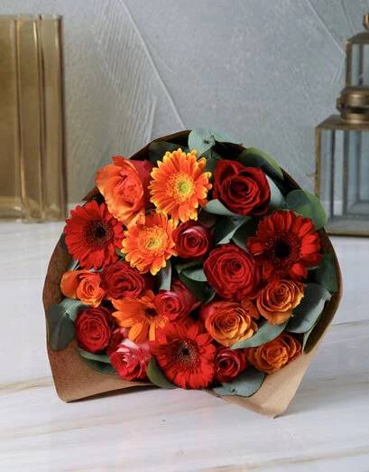 Vibrant Heartfelt Mixed Flower Bouquet