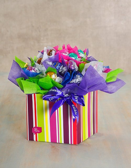 Rainbow Lindt Edible Arrangement