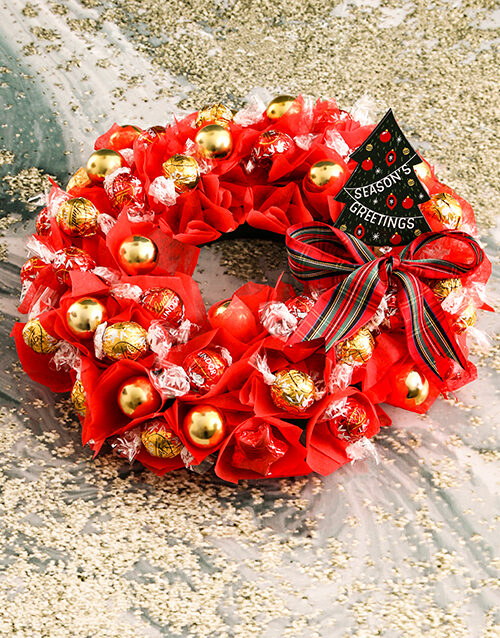 Luscious Lindt Wreath ()