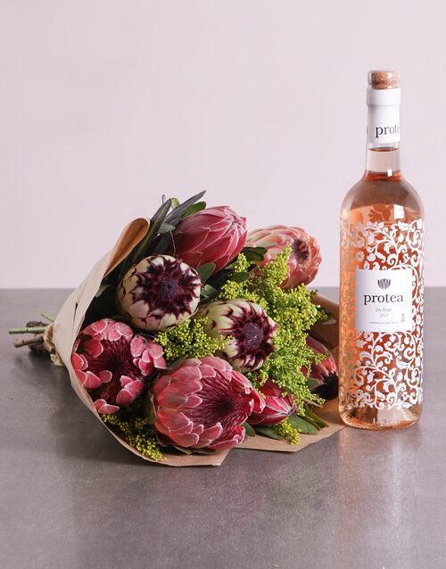 Proteas and Rose