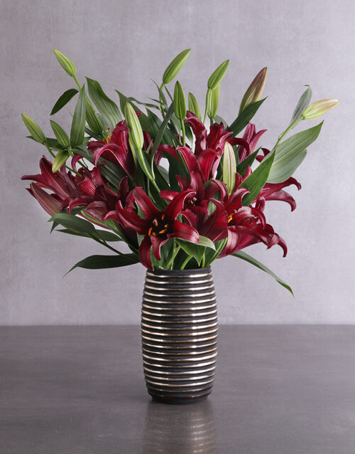 Garden Assorted Lily Blossoms