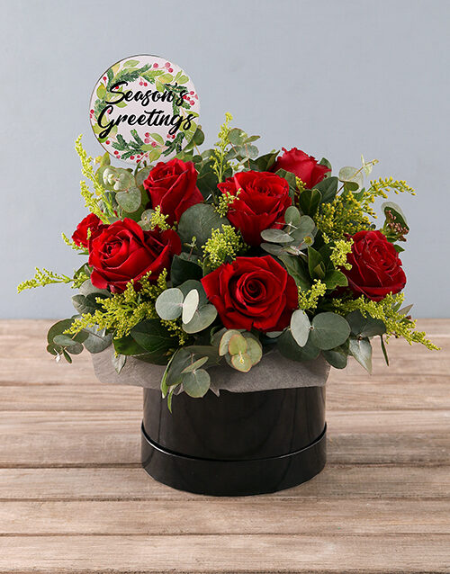 Seasons Greetings Mixed Flowers