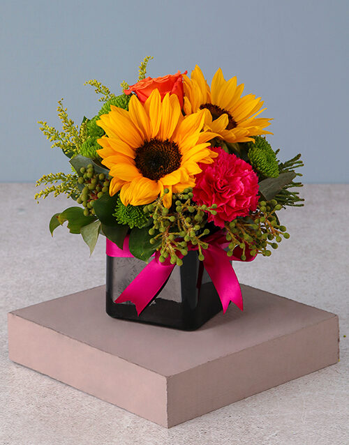 Sensational Sunflowers and Roses