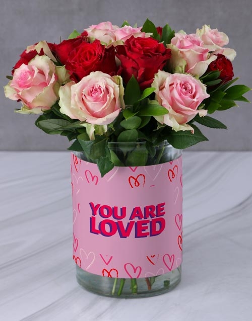Extravaganza Of Pink And Red Arrangement