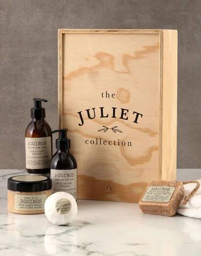 Personalised Minimalist Rooibos Bath Time Crate