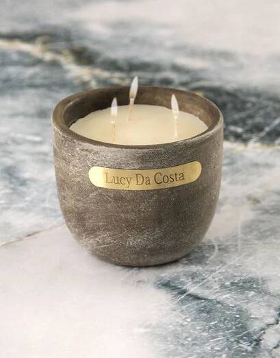 Personalised Rustic Vanilla Scented Candle Set (Standard)