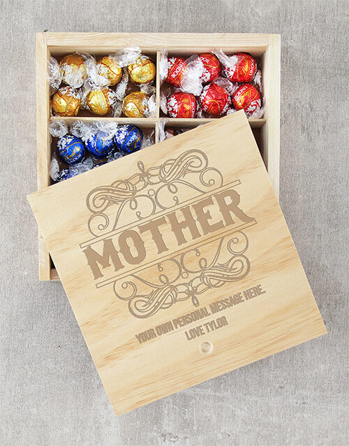 Personalised Mother Lindt Crate