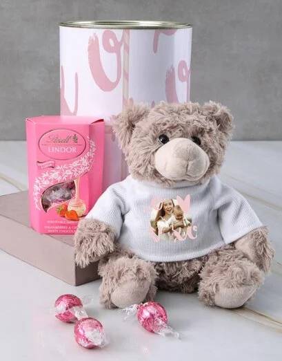 Personalised Sweet Teddy Hug Bucket