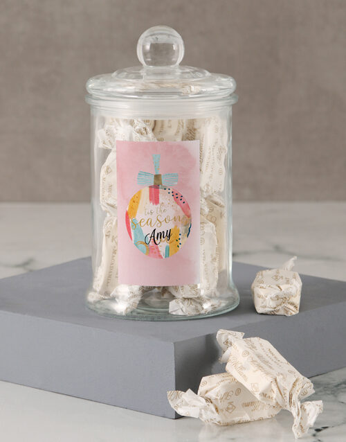Personalised The Season Nougat Candy Jar (STANDARD)