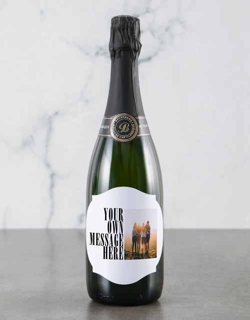 Personalised Modern Photo Backsberg Wine (STANDARD)