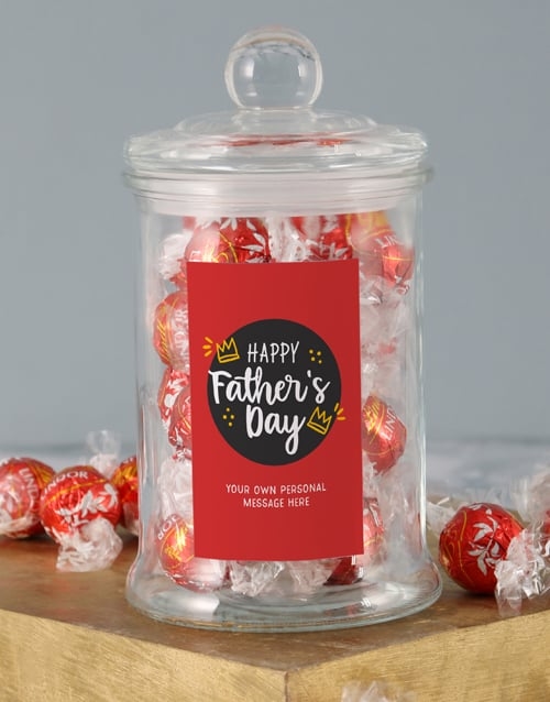 Personalised Fathers Day Candy Jar (standard)