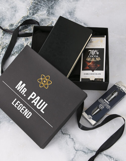 Personalised Goodies Filled Man Crate (pen)