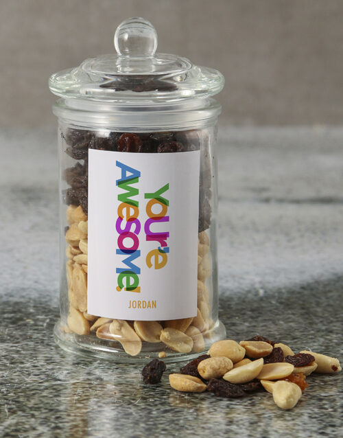 Personalised Youre Awesome Mixed Jar (600g combo)