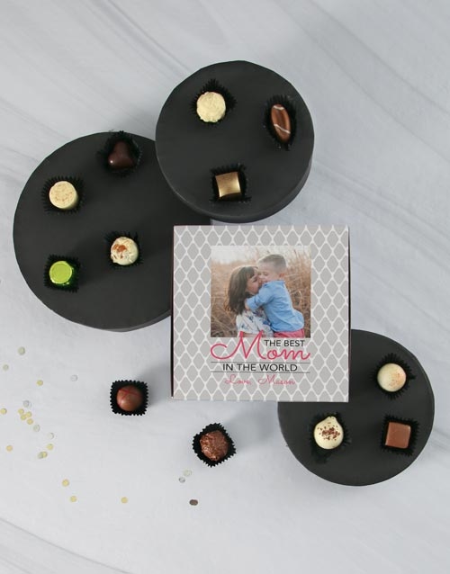 Personalised Best Mom Chocolate Tray (Standard)