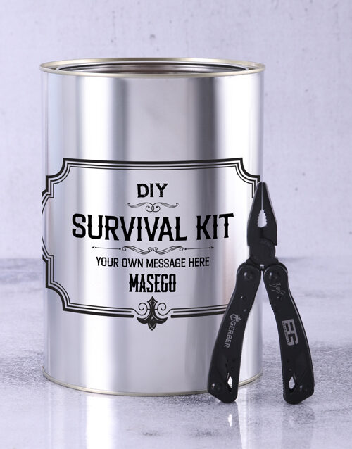 Personalised DIY Survival Tin (STANDARD)