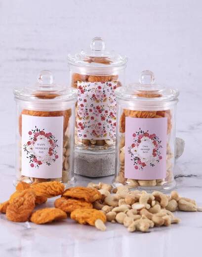 Personalised Happy Mothers Day Nut Jar (2PC)