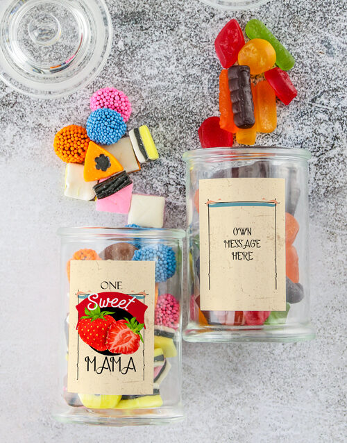 Personalised Sweet Mama Sweetie Jar (2PC SET)