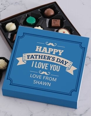 Personalised Father I Love You Choc Tray