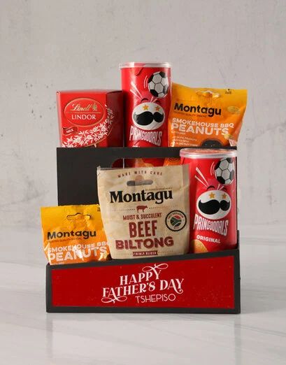Personalised Happy Fathers Day Snack Crate (SNACKS)