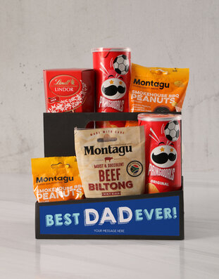 Personalised Best Dad Gourmet Snack Crate (SNACKS)