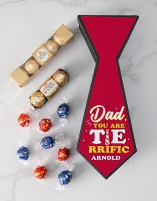 Personalised Tierrific Chocolate Tie Box (STANDARD)