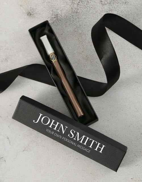 Personalised Pen Name Cigar Box (STANDARD)
